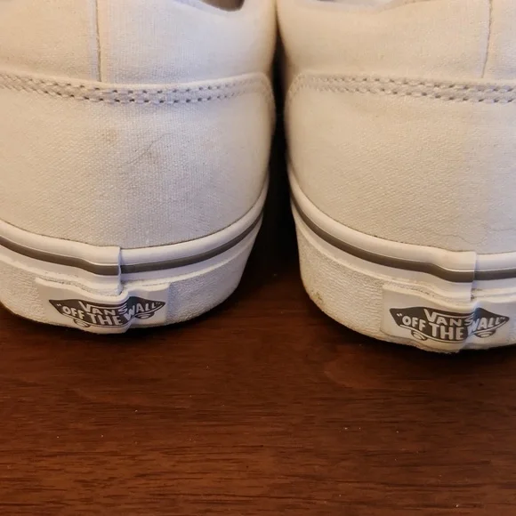 Vans Doheny Shoes White Sneakers Women's 9.5 Off The Wall Classic Canvas - Picture 6 of 11